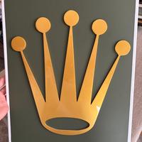 Quadro logo Rolex Fatto a mano