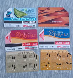 Tessere istruzioni balli e vacanze 2000