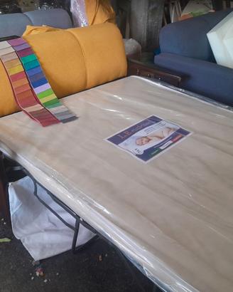 Divano legno rustico letto a scelta