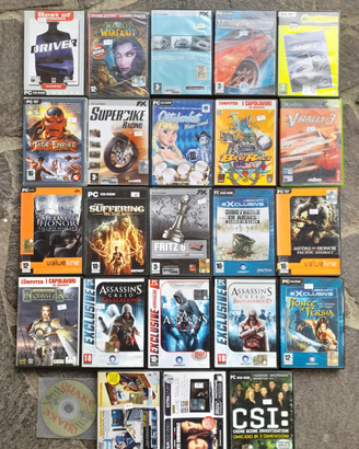 Videogiochi e programmi per PC vintage