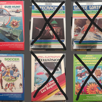 Cartucce Intellivision vintage