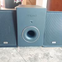 subwoofer TEAC e altoparlanti TEAC NXT piatti