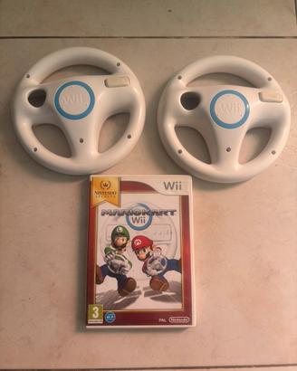 Nintendo Wii - Super MARIO KART con 2 volanti