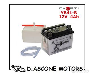 Batteria Bs OB4L-B con acido