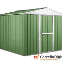 Box porta attrezzi lamiera 276x260 verde chiaro