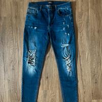 Nohow Jase Jeans Strappati Blu – Taglia 48