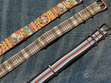 Cinturino orologio in nylon nato strap 18mm 