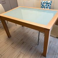 Tavolo moderno rovere sbiancato