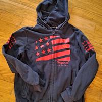 Felpa blu Original Marines 9/10 anni cappuccio