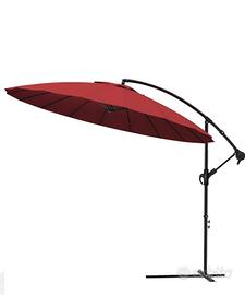 Ombrellone giardino modello japan colore rosso
 3m