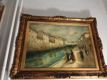 quadro della vecchia macchina Milano 