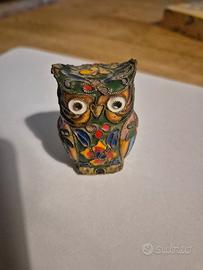 Civetta Vintage Smalto Cloisonné - Porta incenso