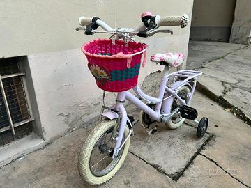 Bicicletta bambina 12” con rotelle