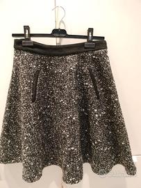 Gonna grigia, nera e bianca You & You Jeans