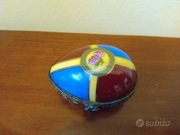 Uovo Porcelain Art, vintage, con cerniera