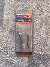 Lampadine siluro C5W 12V-5W auto e moto