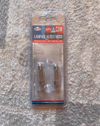 Lampadine siluro C5W 12V-5W auto e moto