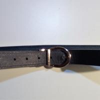 Cintura CARPISA double-face blu o grigia in ecopel