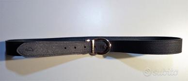 Cintura CARPISA double-face blu o grigia in ecopel