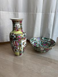 Set antiche ceramiche cinesi