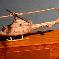 Elicottero in peltro  AB-212 ESERCITO