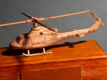 Elicottero in peltro  AB-212 ESERCITO