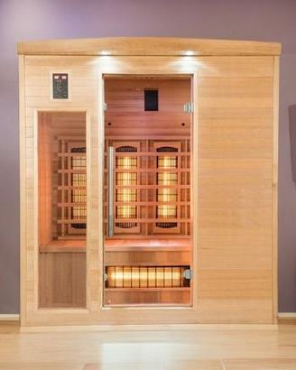 Sauna Infrarossi 4 Posti NUOVA 175x135x190 cm