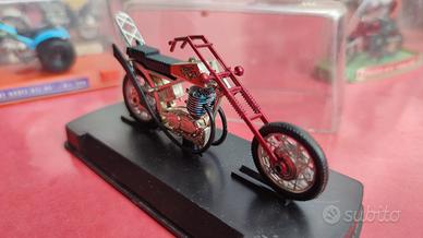 Modellino moto Politoys Chopper 