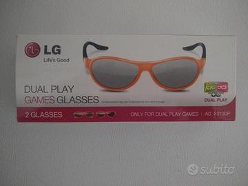 Occhiali da gioco 3D per tv LG nuovi (2 paia)