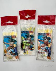 Tre pacchetti Dragon Ball magic caps vintage 1996