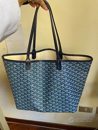 Borsa tote blu