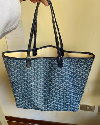 Borsa tote blu