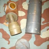 WW2 TC 38 French Civil Defense Troops Gas Mas