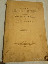 libro antico Il piccolo galateo del cristiano 1897