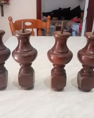 Piedi per mobili in legno massiccio