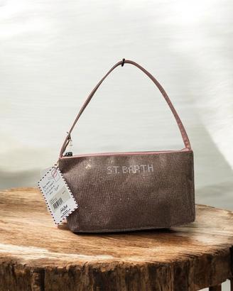 Pink Glitter Shoulder Bag Strassy
