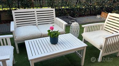 Divanetti + tavolino giardino