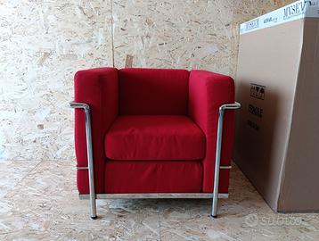 ALIVAR Firenze Poltrona LC2 in rosso