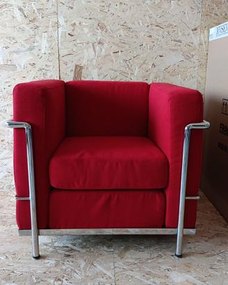 ALIVAR Firenze Poltrona LC2 in rosso