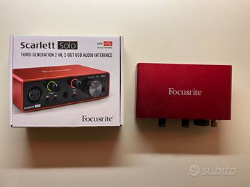 SCARLETT SOLO - terza generazione
