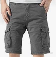 Pantaloni cargo corti uomo Tony Backer