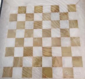Scacchiera in marmo 20,3×20,3