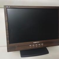 Monitor 19 pollici Hannspree Xm effetto legno 