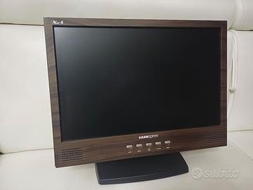 Monitor 19 pollici Hannspree Xm effetto legno 