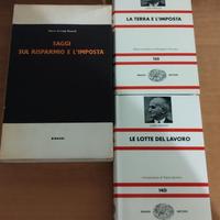 Opere di Luigi Einaudi - Edizioni Einaudi