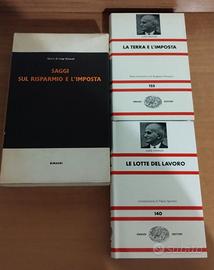 Opere di Luigi Einaudi - Edizioni Einaudi