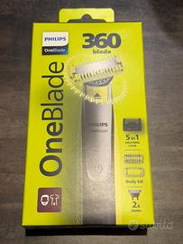 Philips OneBlade 360 5 in 1 +4 Lame ricarica NUOVO