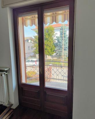 Infissi in legno- doppio vetro + persiane abbinate