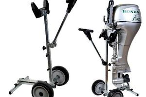 Cavalletto Carrello porta motore fuoribordo