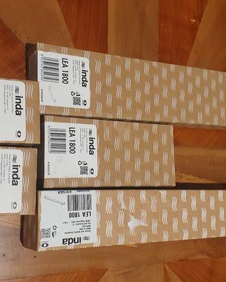 2 kit accessori bagno completi portasalviette INDA